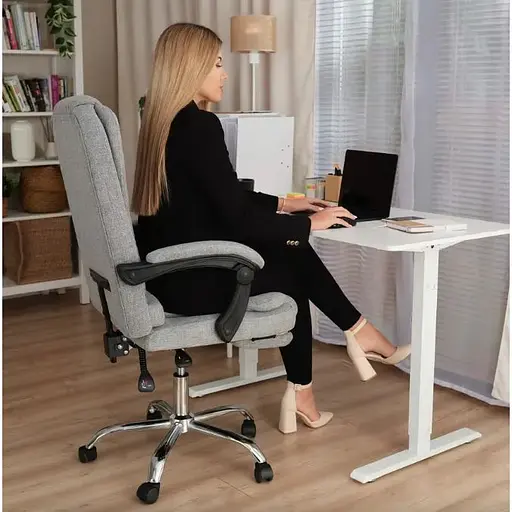 Офисное кресло Di Volio Baldo серый - фото 4