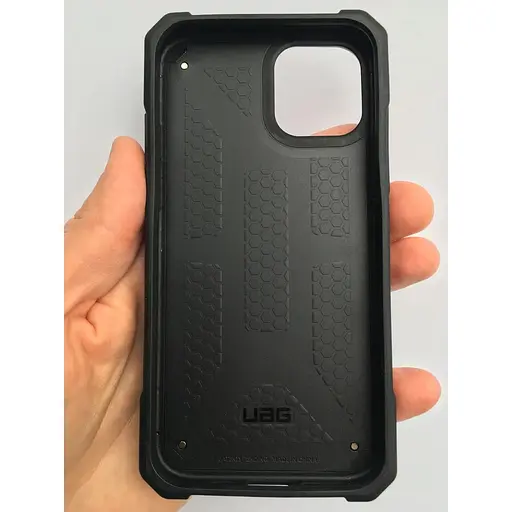 Оригинальный противоударный чехол UAG Monarch для iPhone 11 Pro (5.8") Carbon Fiber 111701114242 - фото 8