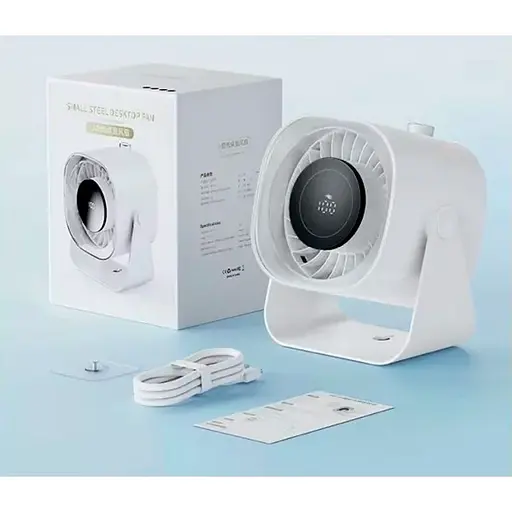 Портативный вентилятор DK WT-F87 White [136034] - фото 3