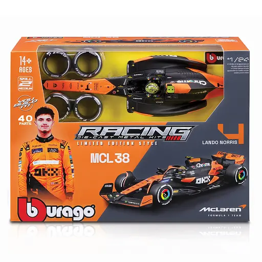Авто-конструктор Bburago McLaren MCL38 1:24 (18-28511)