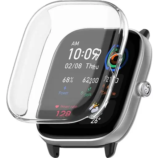 Захисний чохол Tamister для смартгодинника Amazfit GTS4 Mini прозорий