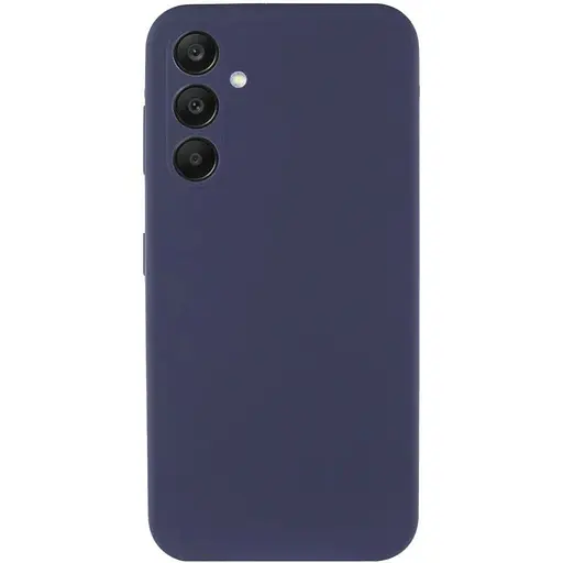 Чехол Lakshmi Silicone Cover Full Camera (AAA) для Samsung Galaxy S24 FE Темно-синий / Midnight blue