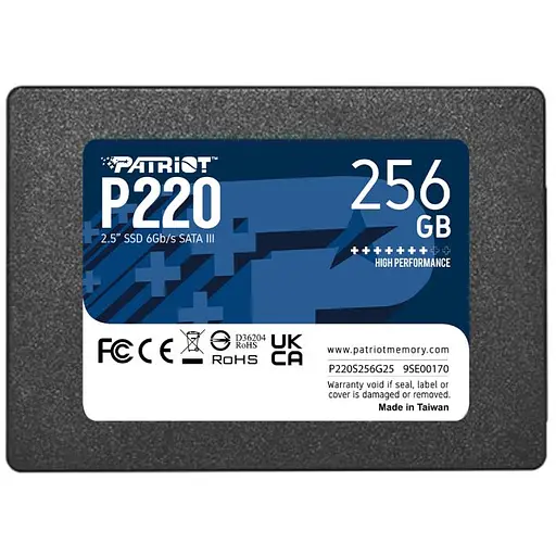 SSD диск Patriot P220 256 GB (P220S256G25)