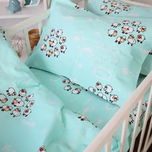 Простынь MirSon Бязь 20-0030 Lambs 150х220 см (2200010283785) - фото 5