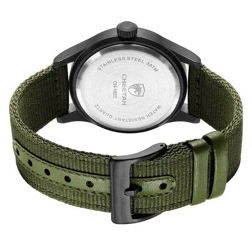 Чоловічий тактичний наручний годинник Cheetah Command (Зелений) - фото 4