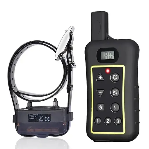 Електронний нашийник для великих собак + антилай 2 в 1 Trainertec PTS1200 водонепроникний 1200 м