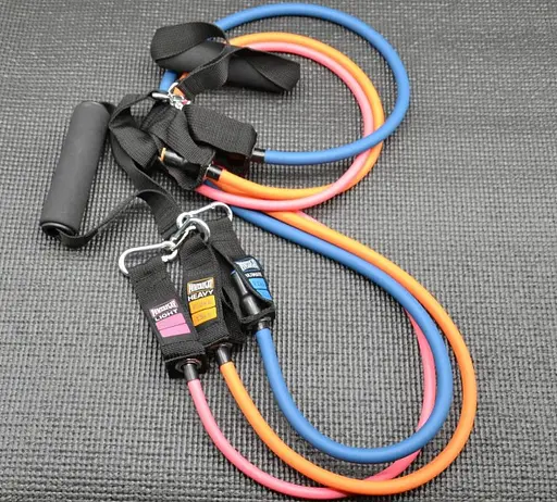 Набір трубчастих еспандерів PowerPlay PP-4101 Expander Tube Set 3 шт. (до 18,2 кг.) (PP-4101_3set) - фото 6