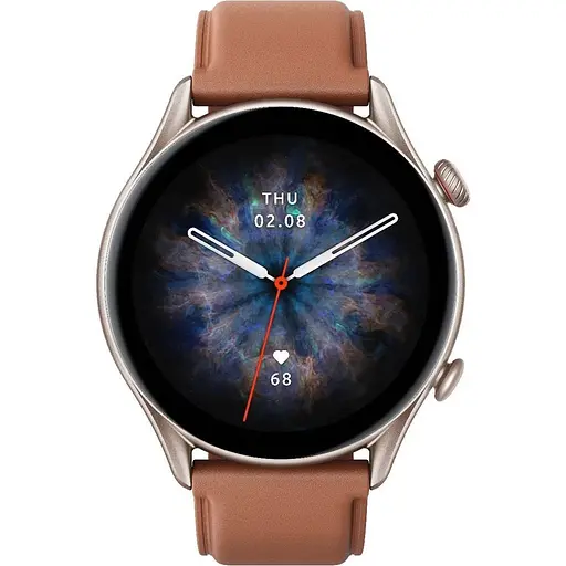 Смарт-годинник Amazfit GTR 3 Pro Brown Leather (65686) - фото 3