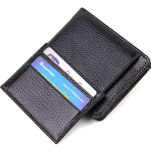 Мужской кожаный кошелек Canpellini 11.5х9х1 см acs0025632 - фото 3