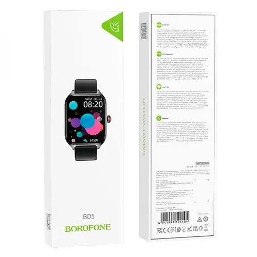 Смарт-годинник Borofone BD5 smart sports watch(call version) чорний - фото 3