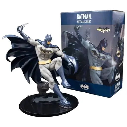 Коллекционная фигурка System Service ДС Бэтмен DC Batman metallic Blue 20 см SS DC B 20