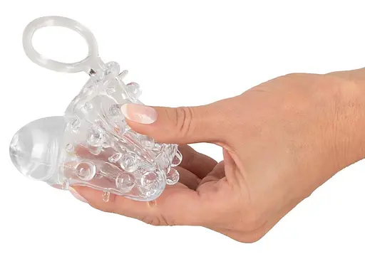 Насадка на пенис Crystal Skin Penis Hülle 11 см прозрачный - фото 7