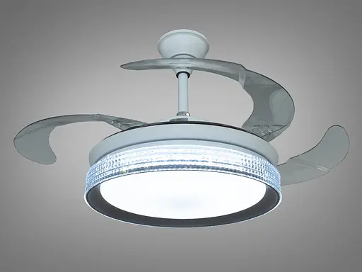 Світлодіодна люстра-вентилятор з пультом дистанційного керування для - фото 1