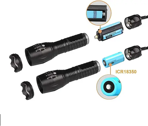 ICR18350 Аккумуляторная батарея 3,7 В, литий-ионные 900 мАч Батареи для факела, игрушки, упаковка из 4 штук, PKCELL - фото 2