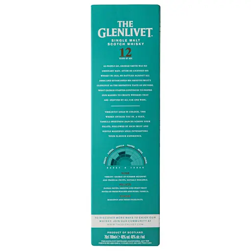 Уценка. Виски The Glenlivet 12 yo, в подарочной упаковке, 40%, 0,7 л - фото 4