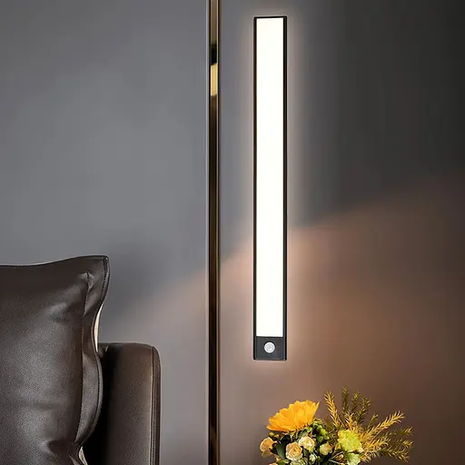 Сенсорний світильник LED з датчиком руху MZ-L1005 (40*10*500mm) Black - фото 2