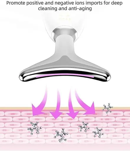 Косметический прибор Микроток для лица и шеи EMS LED Фотон - фото 3