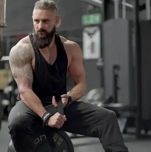 Лямки для тяги RDX W1 Gym Single Strap Blue Plus (WAN-W1U+) - фото 6