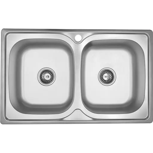 Кухонная мойка Kroner KRP Satin - 5080Z (7948Z) (0,8 мм) (CV025445) - фото 1