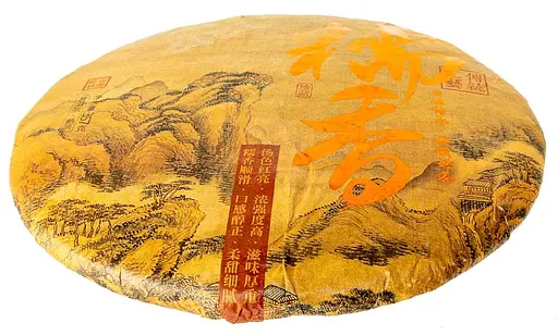 Шу Пу Эр рисовый Аромат весны 2023 г. - блинчик, 357 г - фото 2