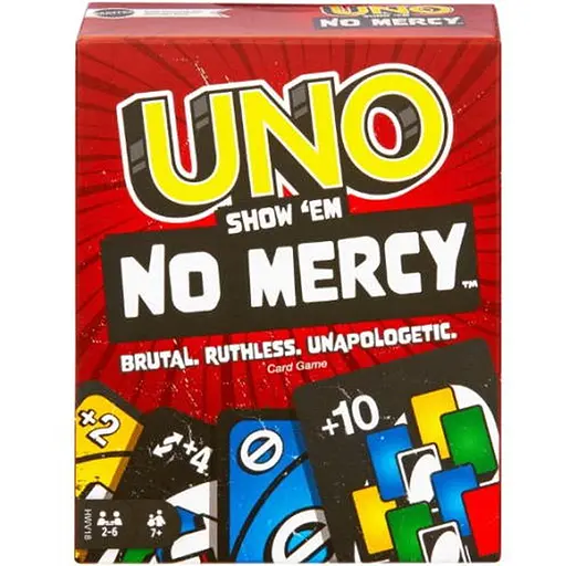 Настольная игра Mattel Уно Без извинений (UNO Show'em No Mercy) (HWV18) - фото 1