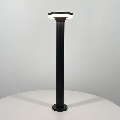 Ландшафтний світильник стовпчик з круглим верхом 60х15 см | Line F | Арт. 76106-6 - фото 2