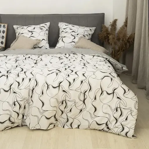 Комплект постільної білизни Viluta євро ранфорс 24290 100% бавовна - фото 2