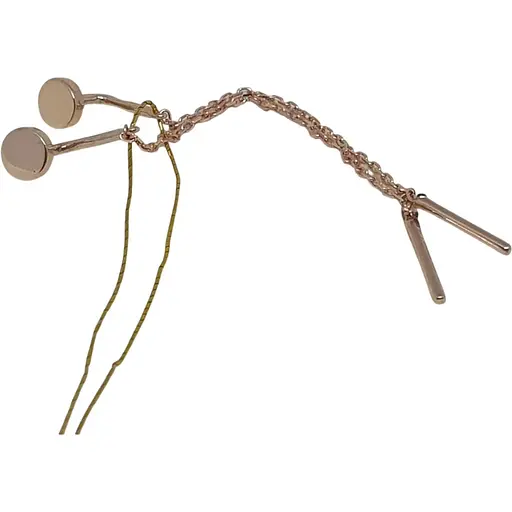 Золоті сережки-протяжки Платон. 1С226/00Б