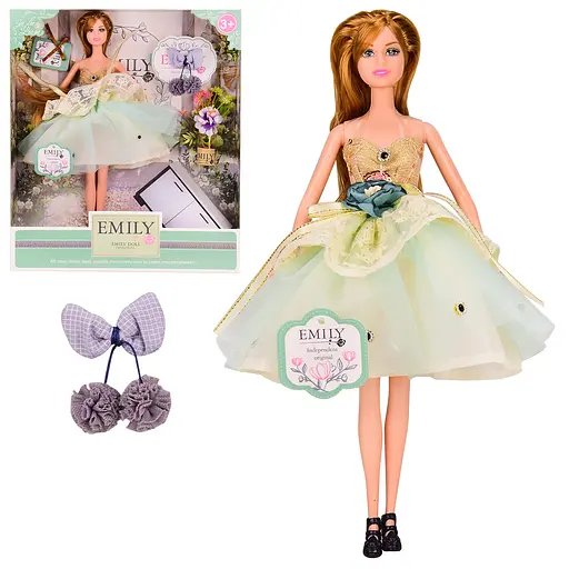 Лялька Emily 29 см QJ088D з аксесуарами, в коробці (6900001895190) - фото 1
