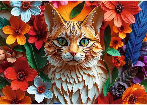 Пазл Trefl Кот 40th anniversary 1000 эл. (40040) - фото 2