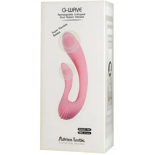 Вибратор Adrien Lastic G-wave вагинально-клиторальный 2 мотора универсальный - фото 6