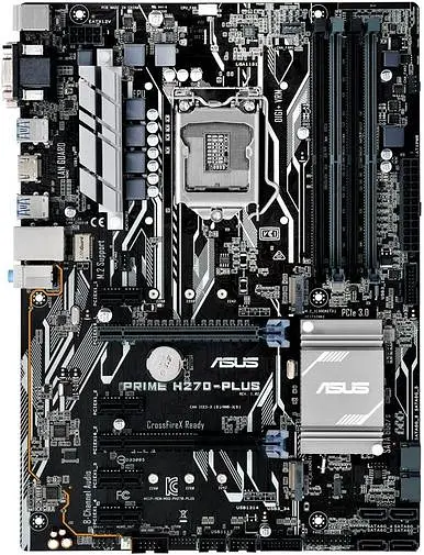 Материнская плата ASUS Prime H270-Plus (Prime H270-Plus) (Socket 1151, Intel H270, ATX) Б/у - фото 5