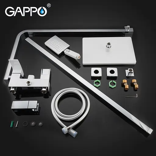 Душевая система Gappo G2407-30, белый/хром - фото 6