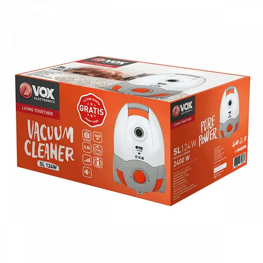 Пылесос с мешком VOX Electronics SL124W - фото 3