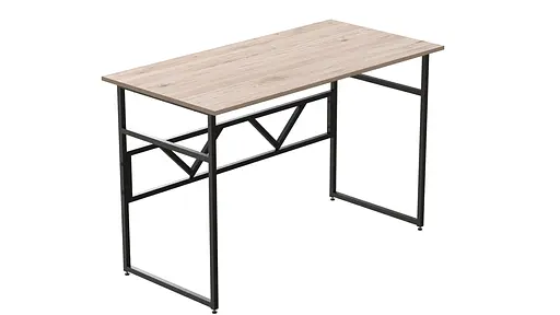 Компьютерный стол Ferrum-decor Райан 75x140x70 черный ДСП Дуб Сан-Марино 32мм (FRD-103729)