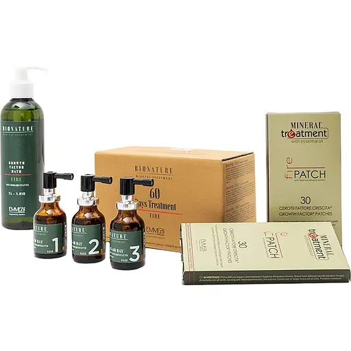 Домашній набір інтенсивного лікування випадіння волосся Emmebi Italia BioNature Intensive Home Treatment (16025)