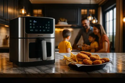 Аерофритюрниця RUHHY 25512 XXL 8 л (1800 Вт) на 10 програм - фото 7