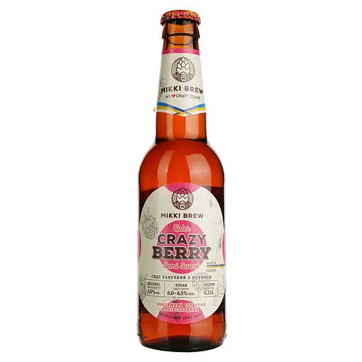 Сидр Volynski Browar Crazy berry, полусладкий, 6%, 0,33 л