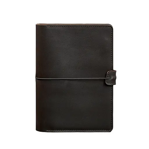 Кожаный блокнот А5 (софт-бук) 9.4 коричневый - фото 11