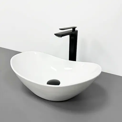 Умивальник VBI Turin S white накладний VBI-011501, Білий - фото 3