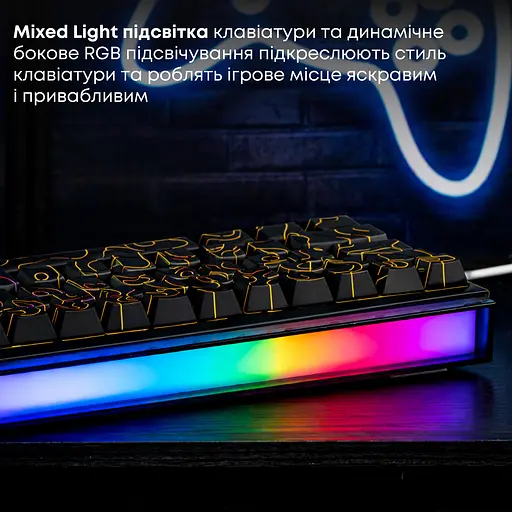 Клавиатура Ajazz NK68 Red Switch Black USB-C (NK68-RSB) - фото 12