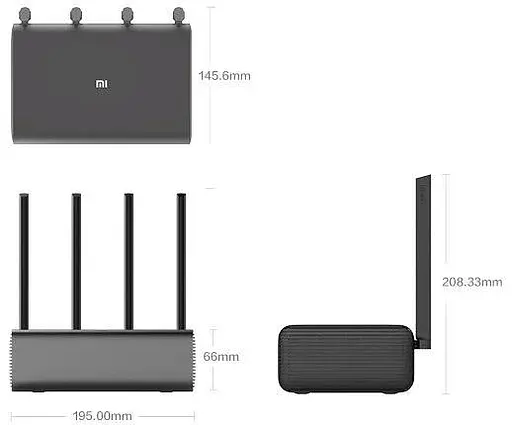 Роутер маршрутизатор Xiaomi Mi WiFi Router Pro R3P DVB4206CN - фото 5
