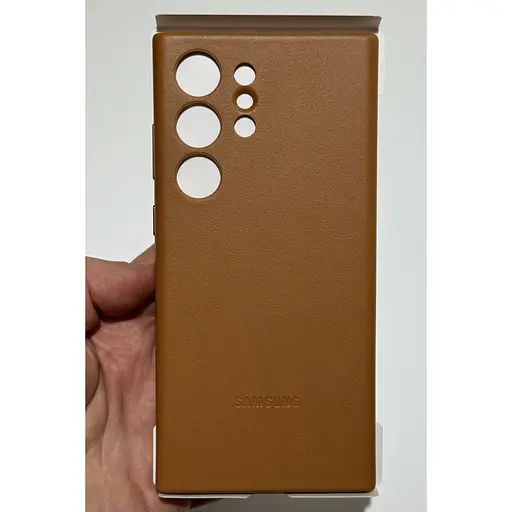 Чохол шкіряний оригінальний Samsung Leather Case для Samsung Galaxy S23 Ultra (S918) Camel EF-VS918LAEGRU - фото 5