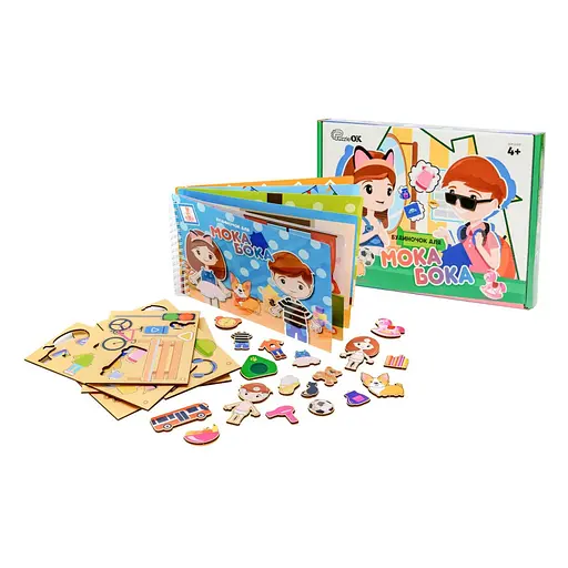 Развивающая игрушка "Мока Бока Домик" PuzzleOK Puz-88892, 103 детали - фото 3