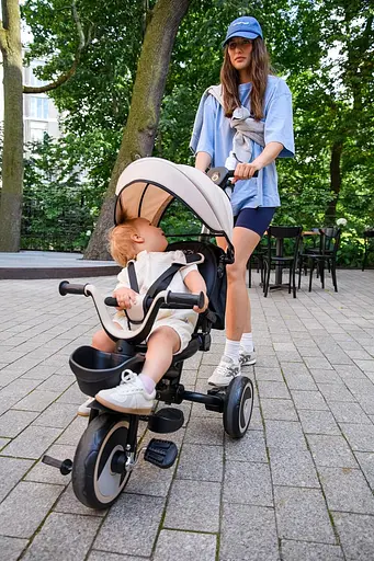 Трехколесный велосипед MoMi Ivi Beige (ROTR00013) - фото 13