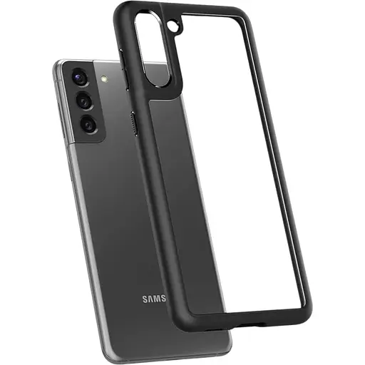 Оригинальный чехол Spigen Ultra Hybrid для Samsung Galaxy S21 Plus (6.7") Matte Black (ACS02388)