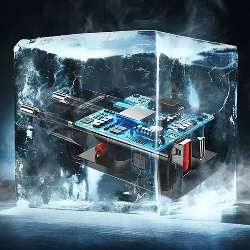 МЗП Usams US-CC121 T35 QC3.0 + PD3.0 20W (1USB-A/1C) Чорний - фото 5