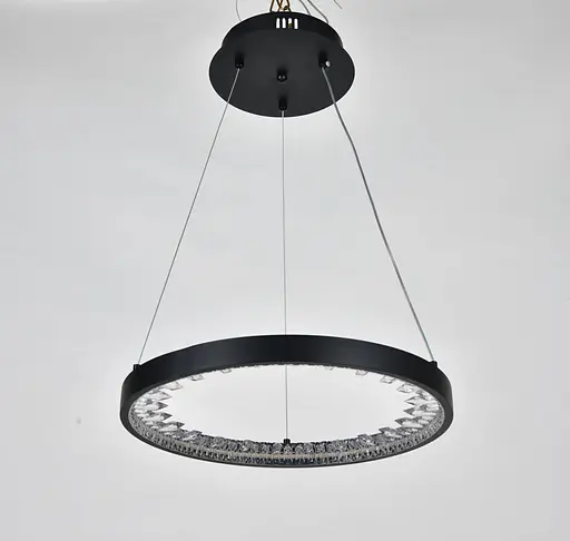 Люстра подвесная светодиодная G23529-40 BK