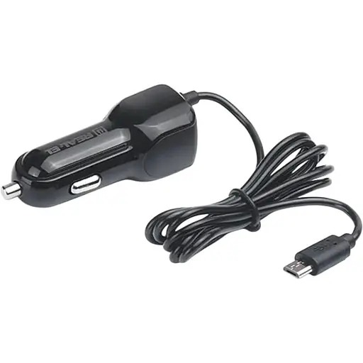Автомобільний зарядний пристрій Real-El CA-15 (2USB, 2.1A) Black + кабель microUSB - фото 7