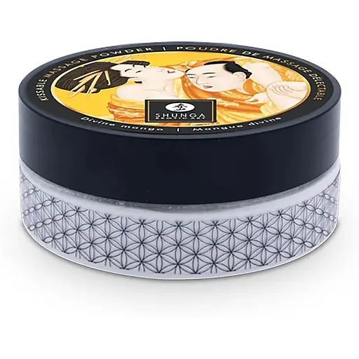 Масажний набір Shunga Kissable Massage Powder Luscious Mango, 2 шт - фото 3